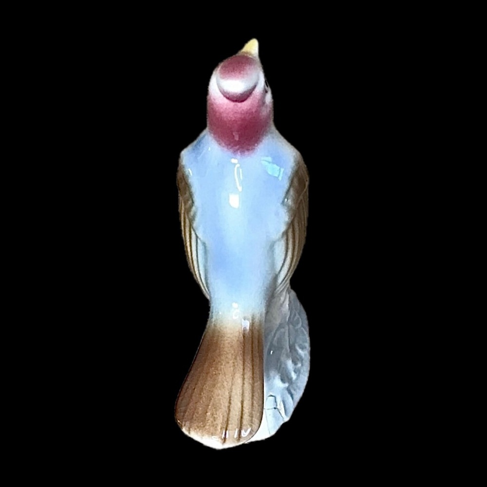 Vintage Royal Copley Porcelain Lark Bird Figurine Colorful AS IS READ - Picture 3 of 8